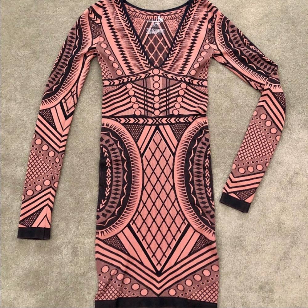 Free people bodycon print dress